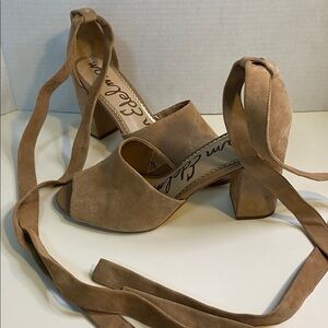 Sam Edelman Odele Suede tan heels size 8.5
